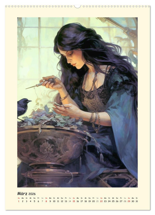 Zauberland. Der magische Ort hinter dem Schleier (CALVENDO Premium Wandkalender 2026)