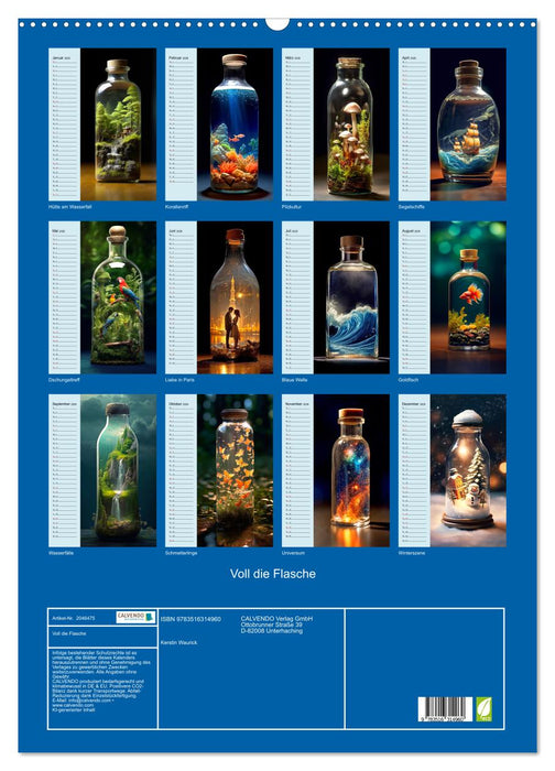 Voll die Flasche (CALVENDO Wandkalender 2026)