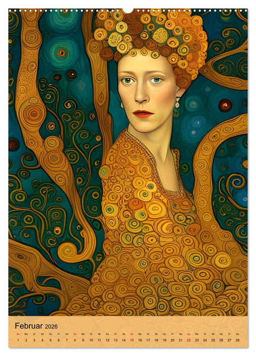 Künstliche Meisterwerke (CALVENDO Wandkalender 2026)