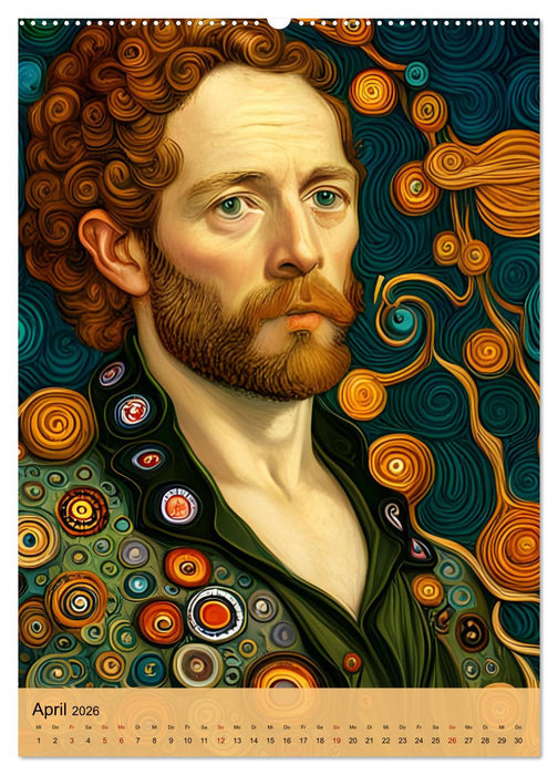 Künstliche Meisterwerke (CALVENDO Wandkalender 2026)