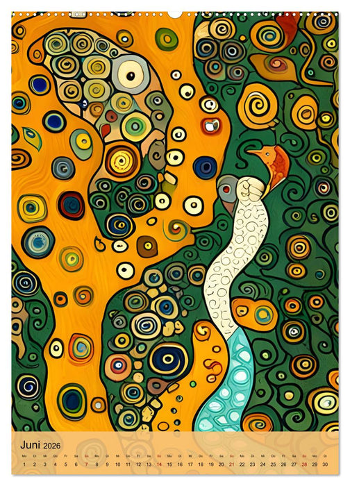 Künstliche Meisterwerke (CALVENDO Wandkalender 2026)