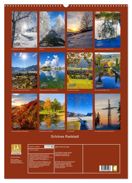 Schönes Radstadt (CALVENDO Wandkalender 2026)