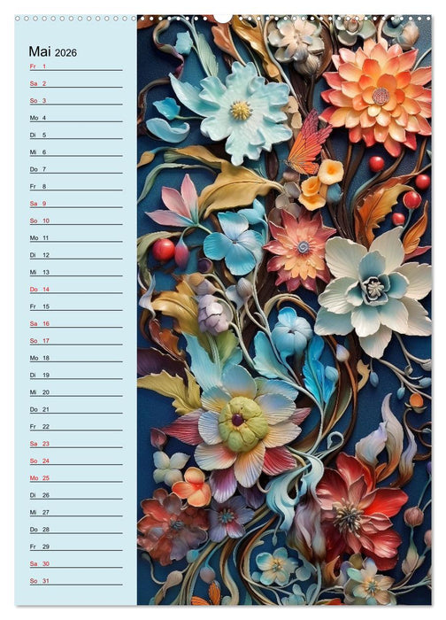 Blütenarrangements (CALVENDO Premium Wandkalender 2026)