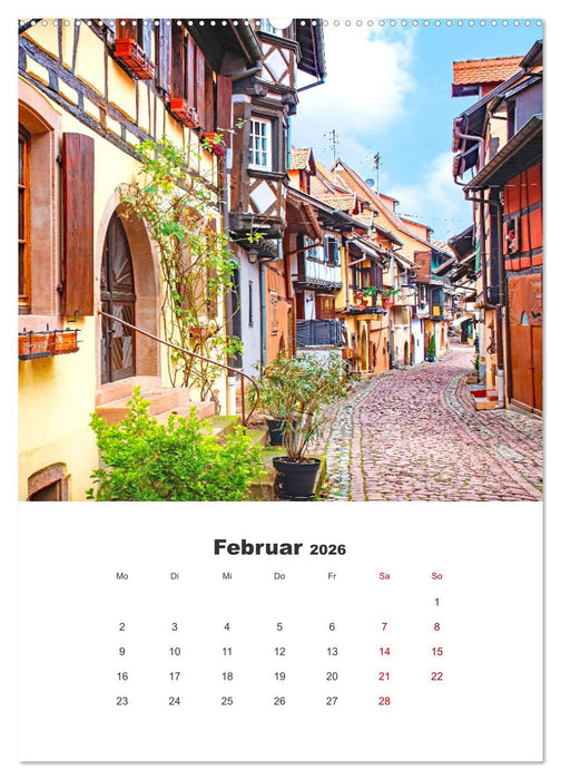 Eguisheim - Postkartenidylle (CALVENDO Wandkalender 2026)