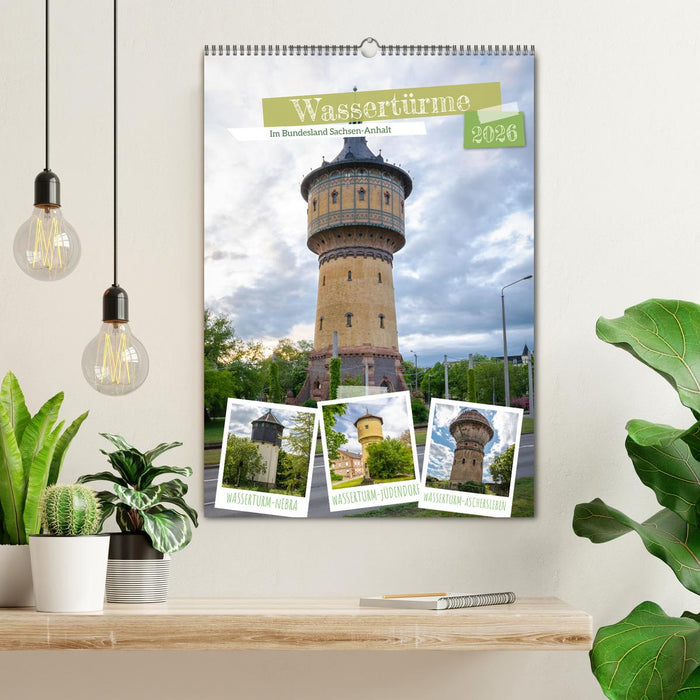 Wassertürme (CALVENDO Wandkalender 2026)