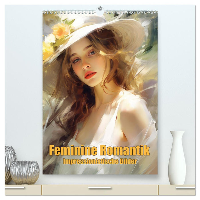 Feminine Romantik – Impressionistische Bilder (CALVENDO Premium Wandkalender 2026)