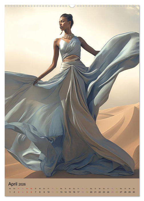 Tänzerinnen in der Wüste (CALVENDO Premium Wandkalender 2026)