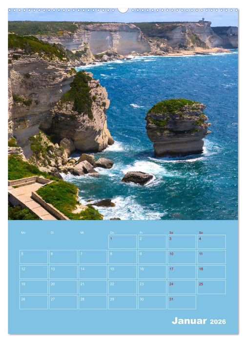 Fabelhaftes Korsika - Trauminsel im Mittelmeer (CALVENDO Wandkalender 2026)