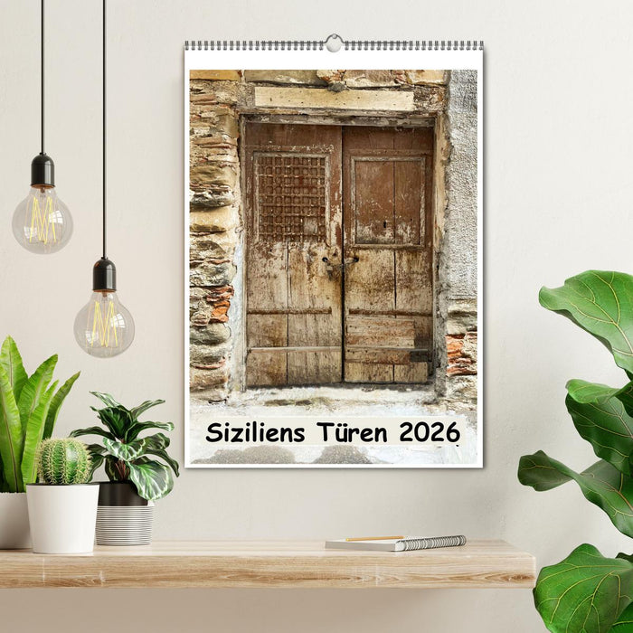 Siziliens Türen (CALVENDO Wandkalender 2026)
