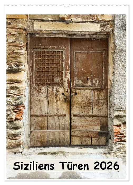 Siziliens Türen (CALVENDO Wandkalender 2026)