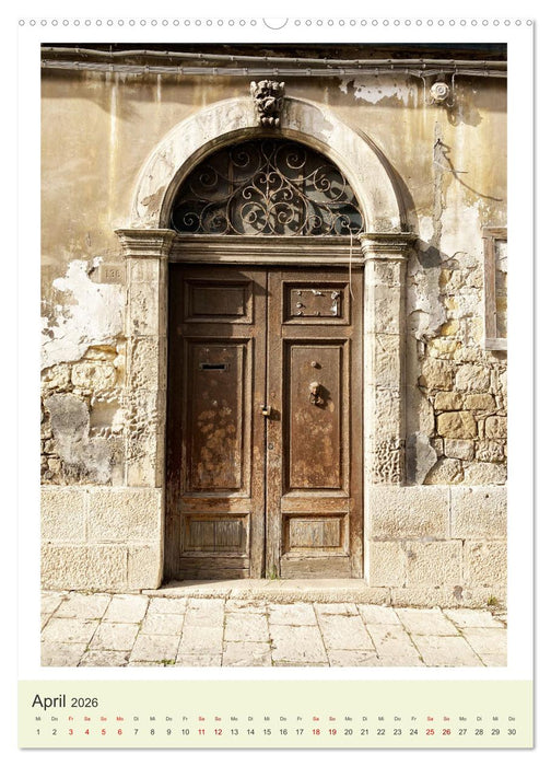 Siziliens Türen (CALVENDO Wandkalender 2026)