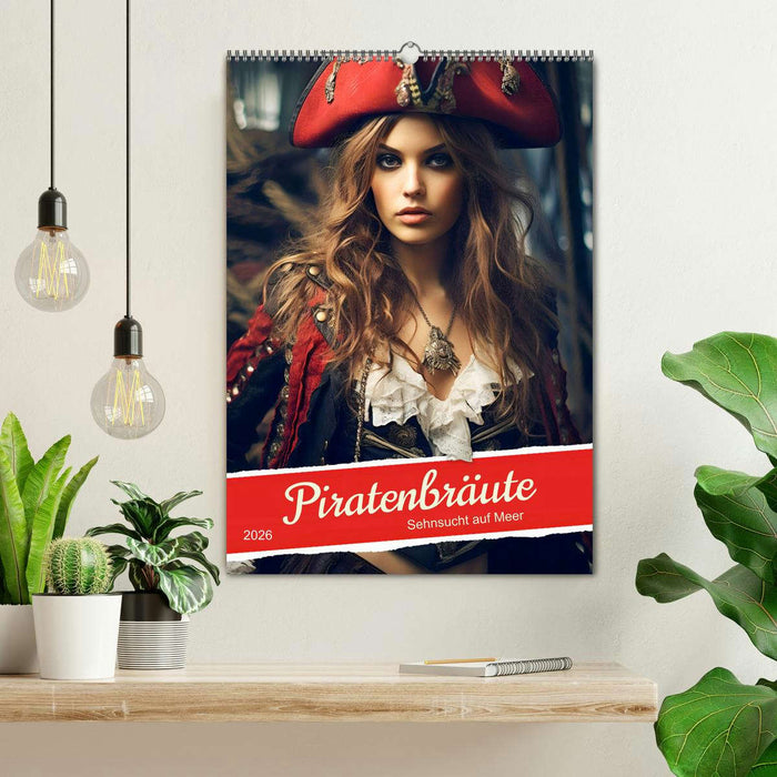 Piratenbräute Sehnsucht auf Meer (CALVENDO Wandkalender 2026)