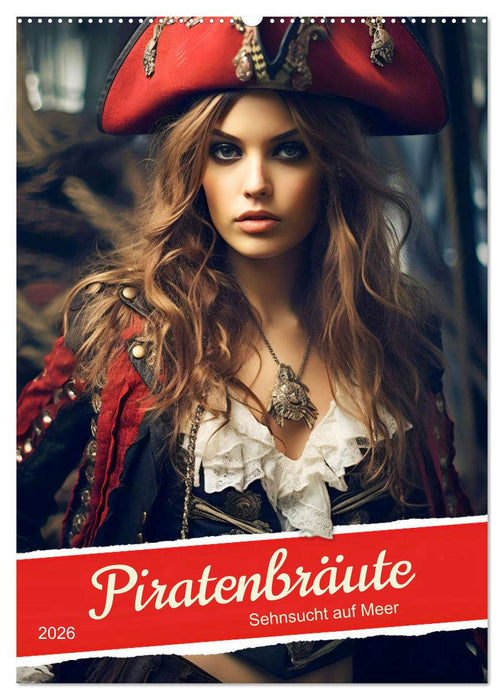 Piratenbräute Sehnsucht auf Meer (CALVENDO Wandkalender 2026)