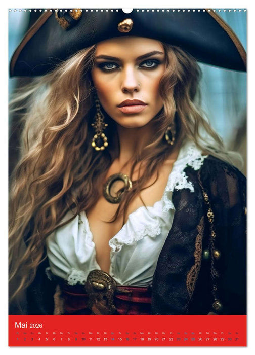Piratenbräute Sehnsucht auf Meer (CALVENDO Wandkalender 2026)