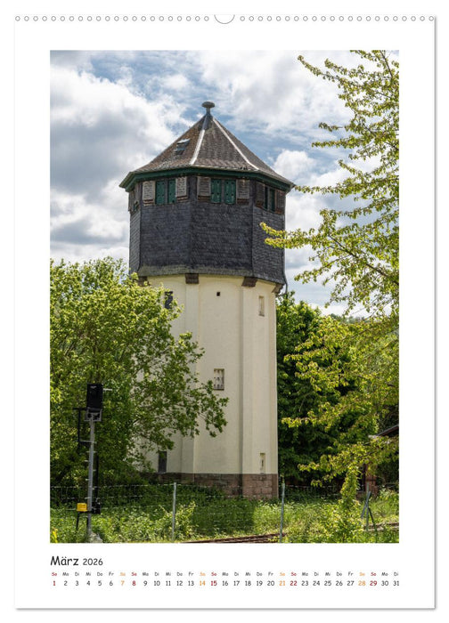 Wassertürme (CALVENDO Premium Wandkalender 2026)