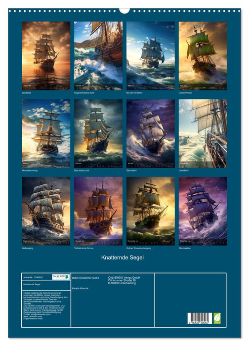 Knatternde Segel (CALVENDO Wandkalender 2026)