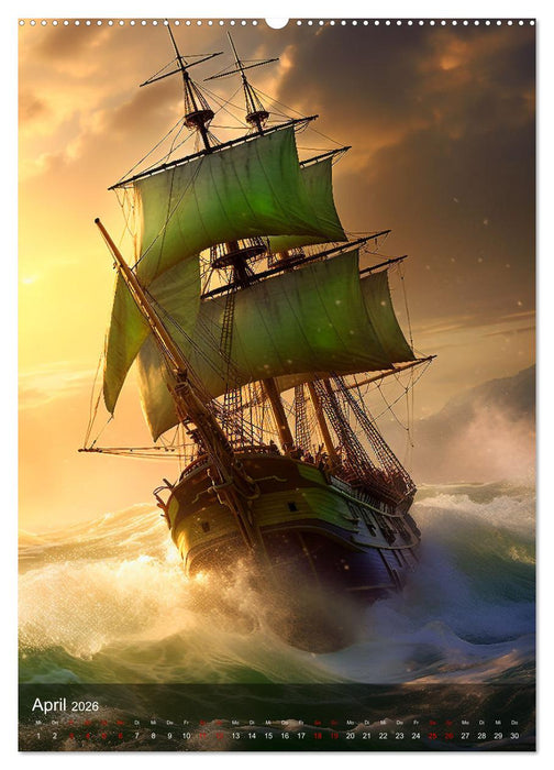 Knatternde Segel (CALVENDO Wandkalender 2026)