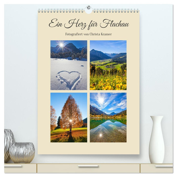 Ein Herz für Flachau (CALVENDO Premium Wandkalender 2026)