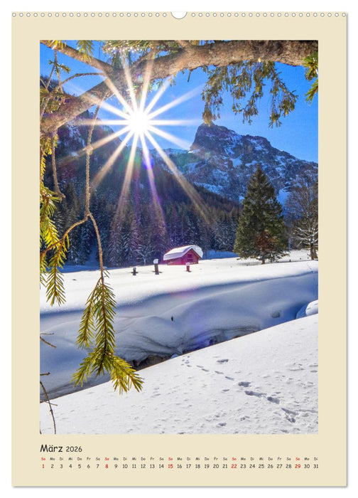 Ein Herz für Flachau (CALVENDO Premium Wandkalender 2026)