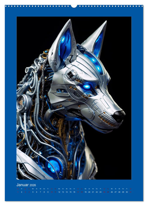 Leuchtend blaue Kraft (CALVENDO Premium Wandkalender 2026)