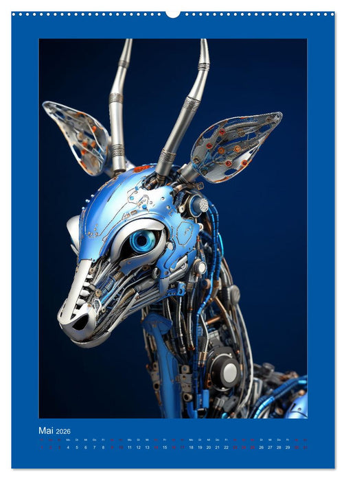 Leuchtend blaue Kraft (CALVENDO Premium Wandkalender 2026)
