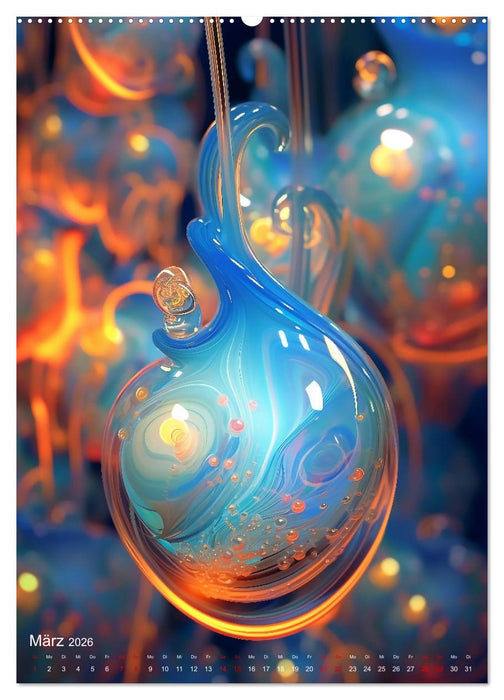 Lebendigs Glas (CALVENDO Wandkalender 2026)