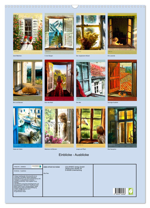 Einblicke - Ausblicke (CALVENDO Wandkalender 2026)