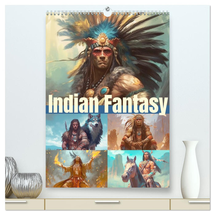 Indian Fantasy (CALVENDO Premium Wandkalender 2026)