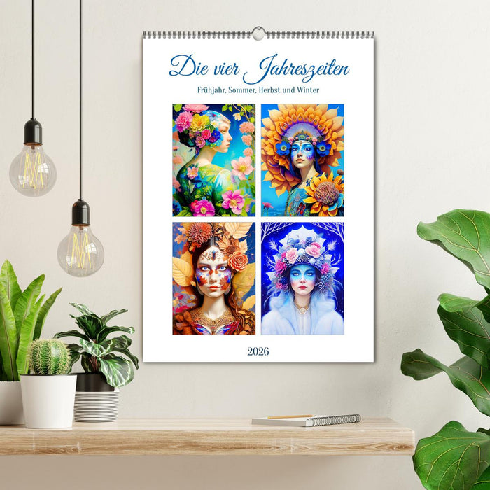 Die vier Jahreszeiten 2026 (CALVENDO Wandkalender 2026)