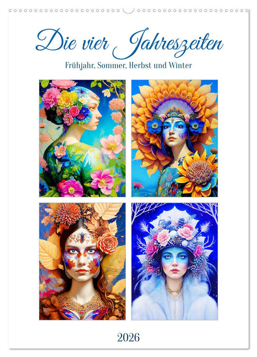 Die vier Jahreszeiten 2026 (CALVENDO Wandkalender 2026)