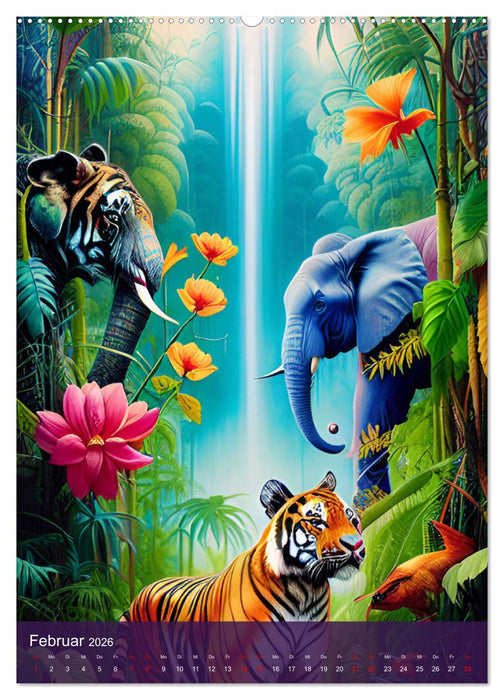 Fotokunst mit KI - Surrealismus (CALVENDO Premium Wandkalender 2026)