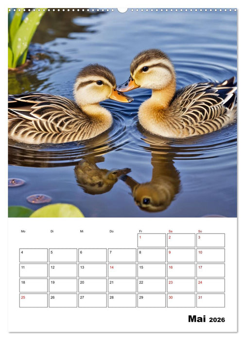 Mit Tieren hinein in das neue Jahr (CALVENDO Wandkalender 2026)