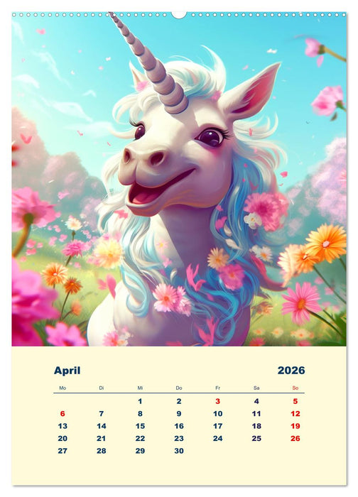 Zauberland. Bunte Fabelwesen und Märchengestalten (CALVENDO Wandkalender 2026)