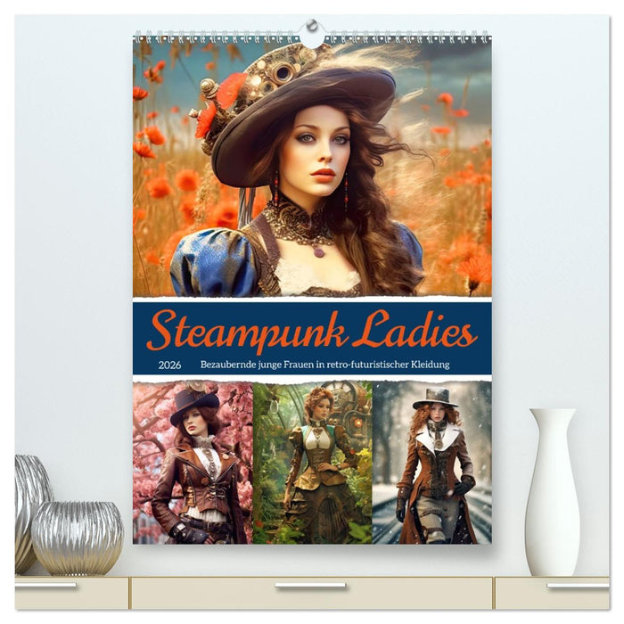 Steampunk Ladies (CALVENDO Premium Wandkalender 2026)