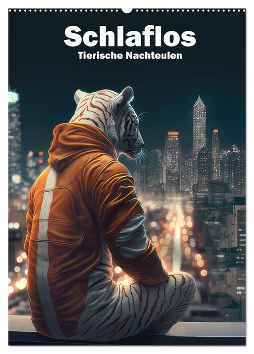 Schlaflos Tierische Nachteulen (CALVENDO Wandkalender 2026)