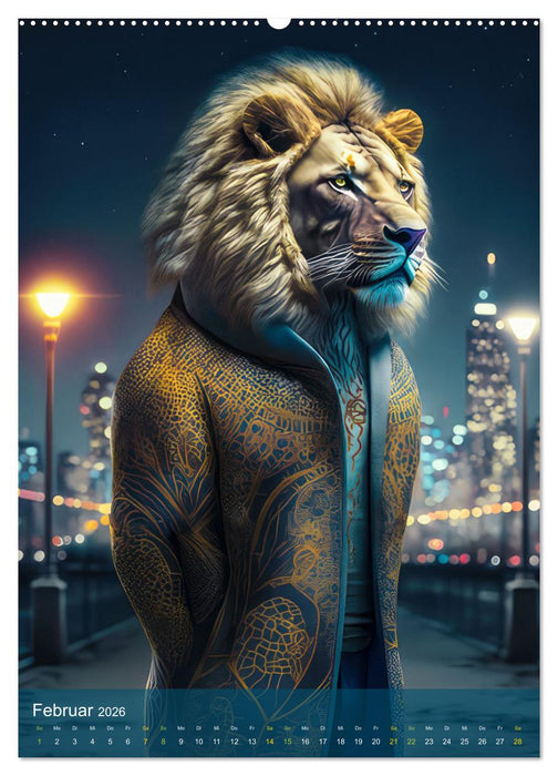 Schlaflos Tierische Nachteulen (CALVENDO Wandkalender 2026)