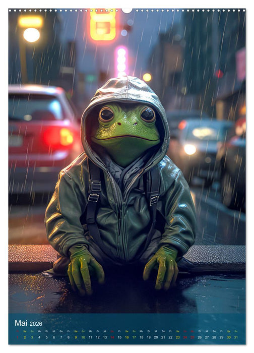 Schlaflos Tierische Nachteulen (CALVENDO Wandkalender 2026)