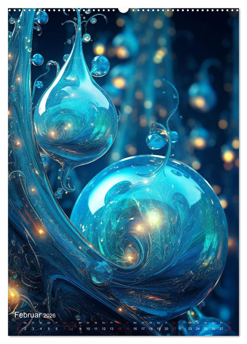 Lebendigs Glas (CALVENDO Premium Wandkalender 2026)