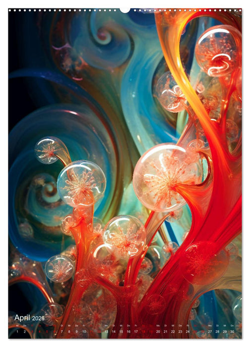 Lebendigs Glas (CALVENDO Premium Wandkalender 2026)