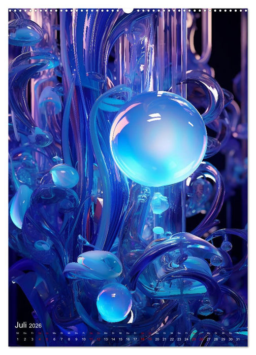 Lebendigs Glas (CALVENDO Premium Wandkalender 2026)