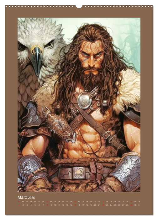 Die Anderswelt. Mystische Gestalten aus dem Mittelalter (CALVENDO Premium Wandkalender 2026)