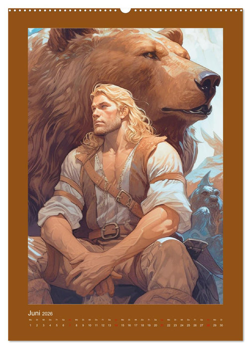 Die Anderswelt. Mystische Gestalten aus dem Mittelalter (CALVENDO Premium Wandkalender 2026)