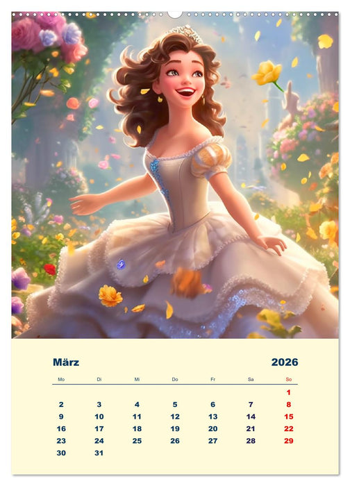 Zauberland. Bunte Fabelwesen und Märchengestalten (CALVENDO Premium Wandkalender 2026)