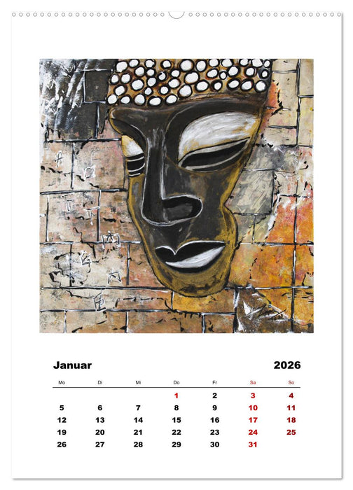 Buddha Relax (CALVENDO Premium Wandkalender 2026)