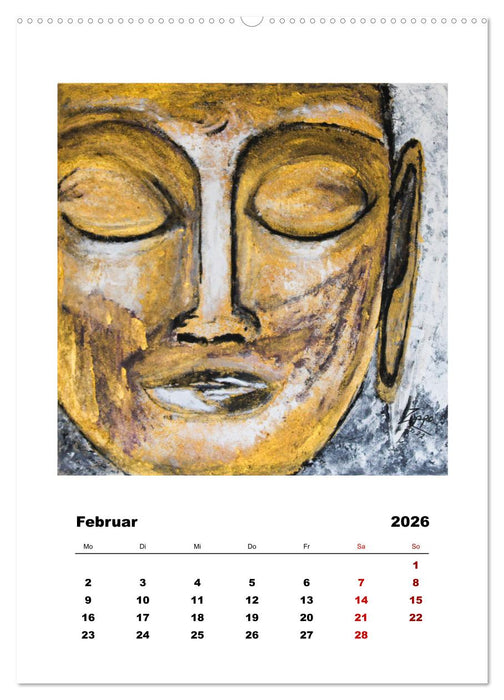 Buddha Relax (CALVENDO Premium Wandkalender 2026)