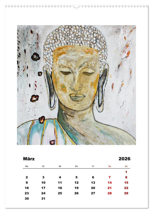Buddha Relax (CALVENDO Premium Wandkalender 2026)