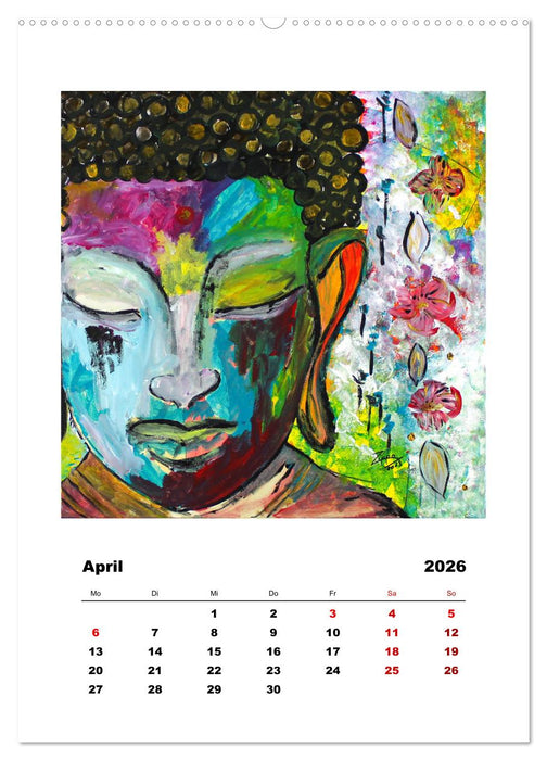 Buddha Relax (CALVENDO Premium Wandkalender 2026)