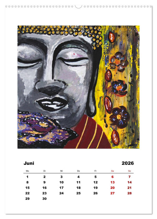 Buddha Relax (CALVENDO Premium Wandkalender 2026)