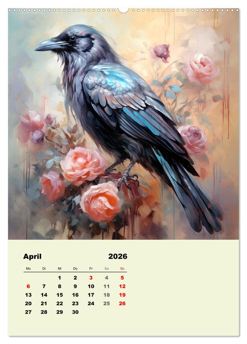 Krafttiere als spirituelle Begleiter (CALVENDO Premium Wandkalender 2026)