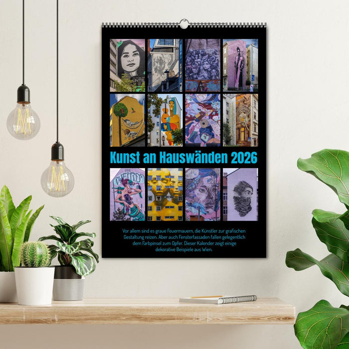 Kunst an Hauswänden (CALVENDO Wandkalender 2026)